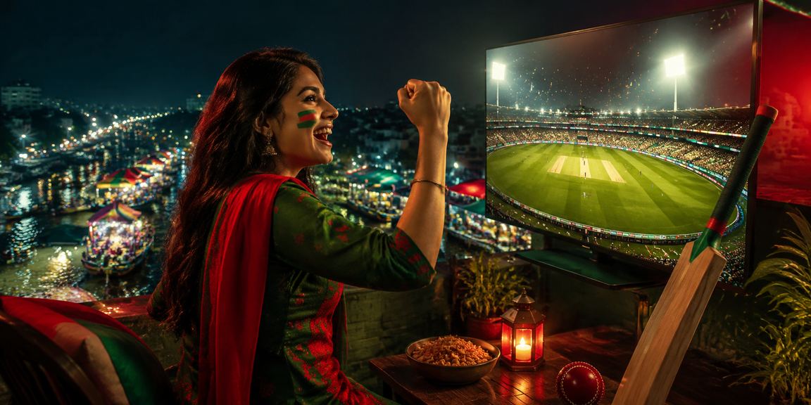 বরিশালের ক্রিকেট বেটিং খেলার দৃশ্য